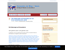 Tablet Screenshot of blog.konsulate.de